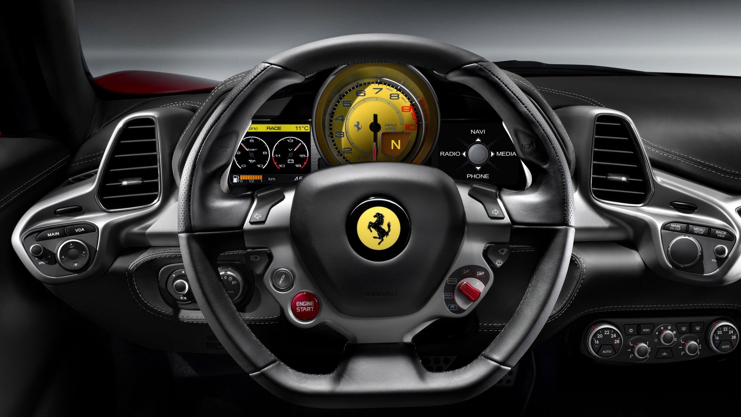 Ferrari 458 Italia Interior 